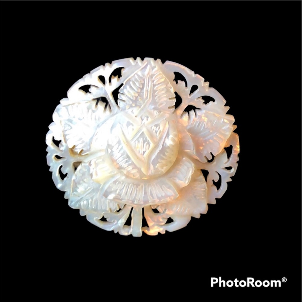 VINTAGE Mother of Pearl Broach